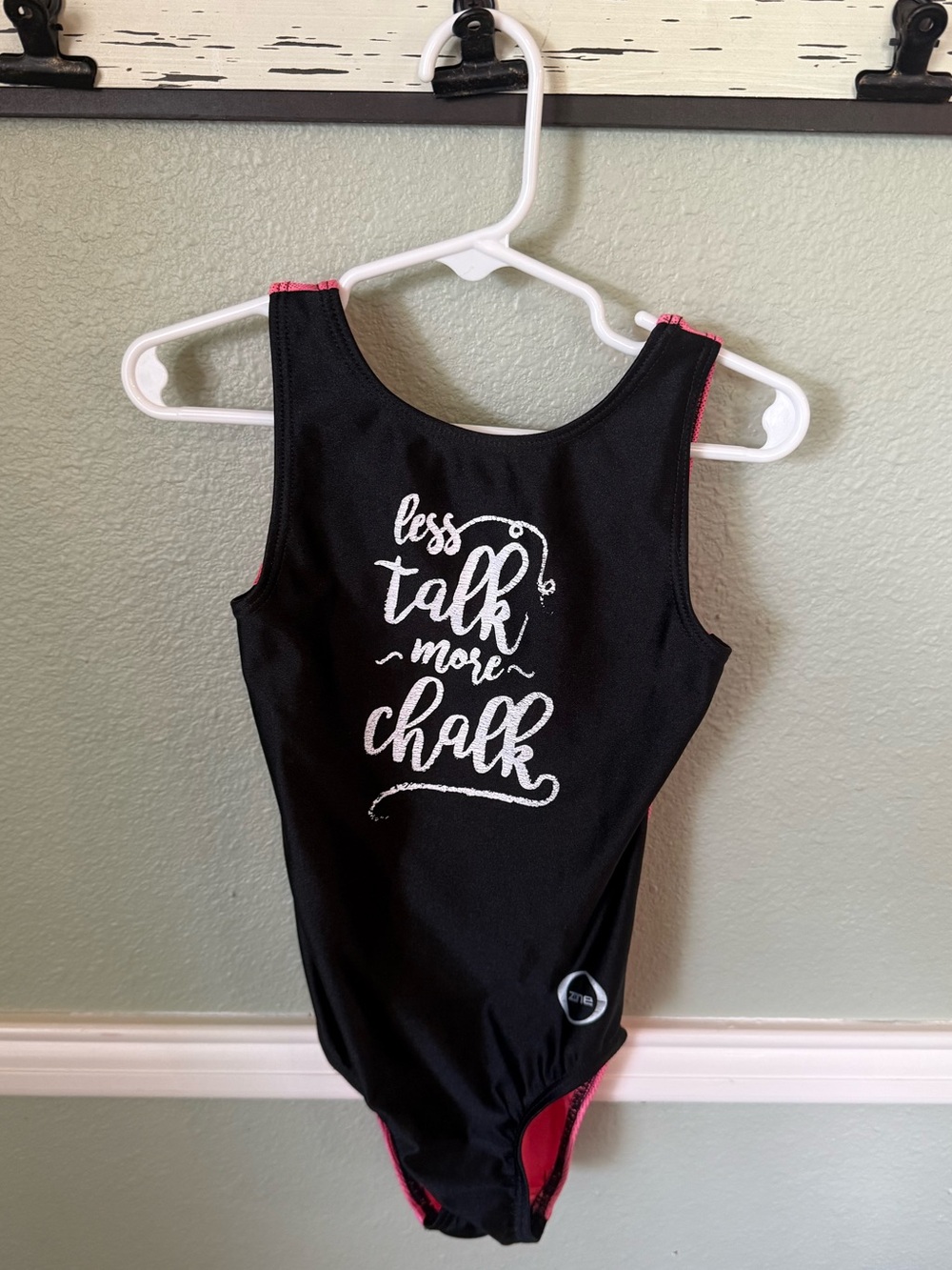 Ozone "Less Talk More Chalk" Gymnastics Leotard
